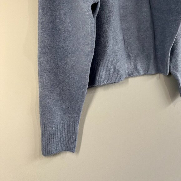 NWT Truth Oversized Mock Neck Sweater Women’s Medium – Blue Cozy Soft Pullover - Picture 9 of 10